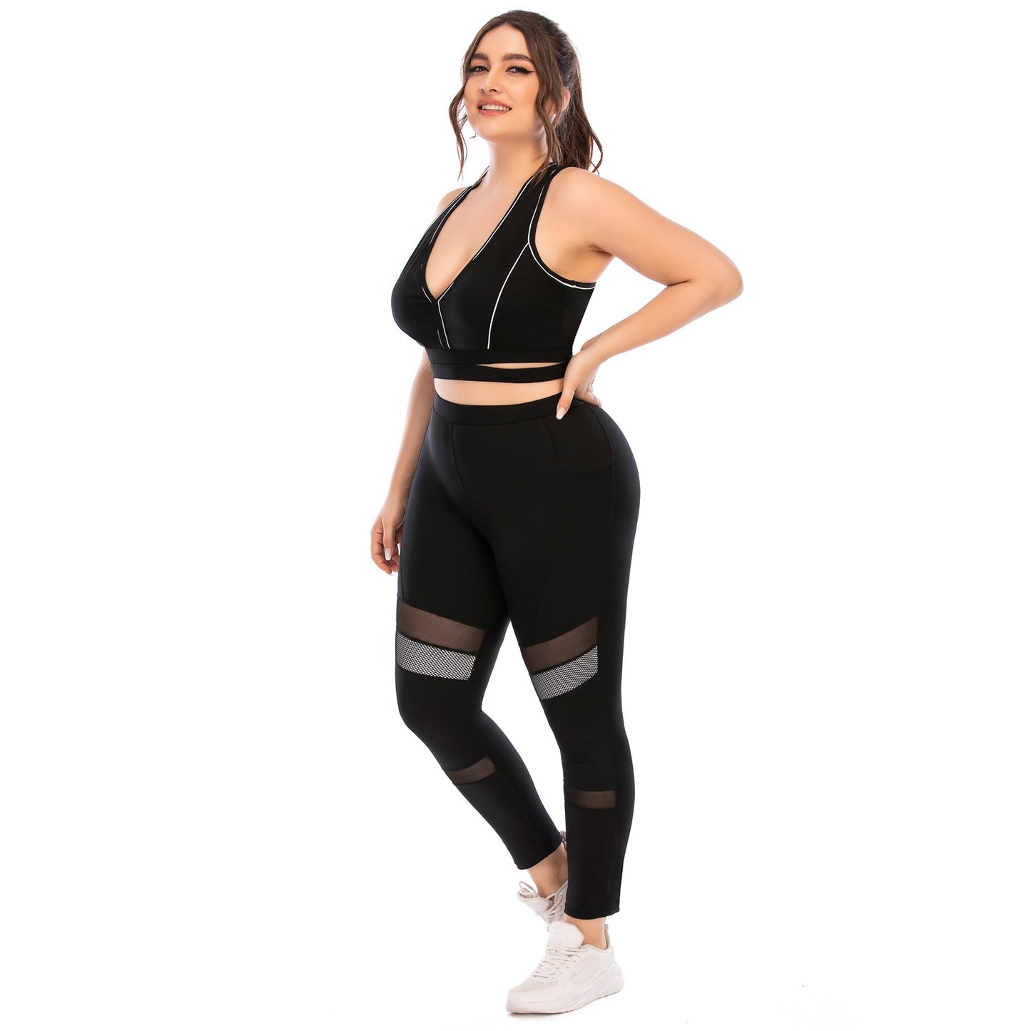 Workout Suits Plus Size Yoga Clothes Tights  Pants