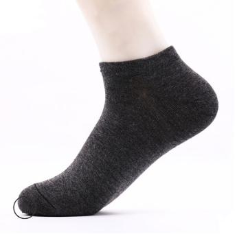 Spring and summer cotton socks men's sports deodorant boat socks cotton solid color short tube men's socks socks