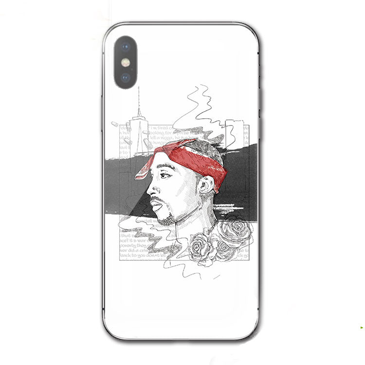 2pac hip hop phone case