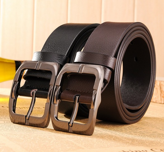 New Brand High Quality Men's Belts Luxury Brand Leather Belt Pin Buckle Black Business Pants Belt Belt Men's Belt