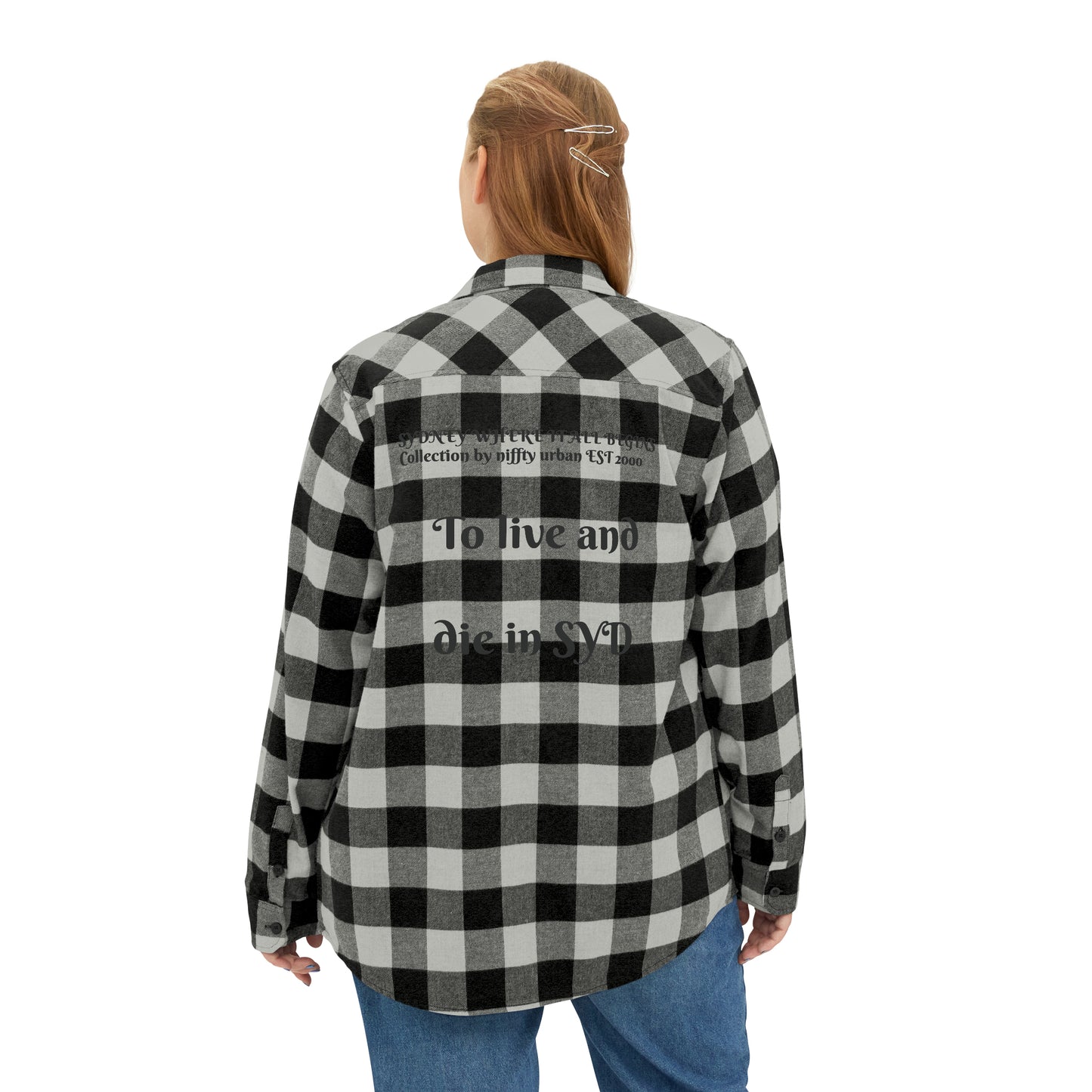 NIFFTY To live and die in SYD - Unisex Flannel Shirt