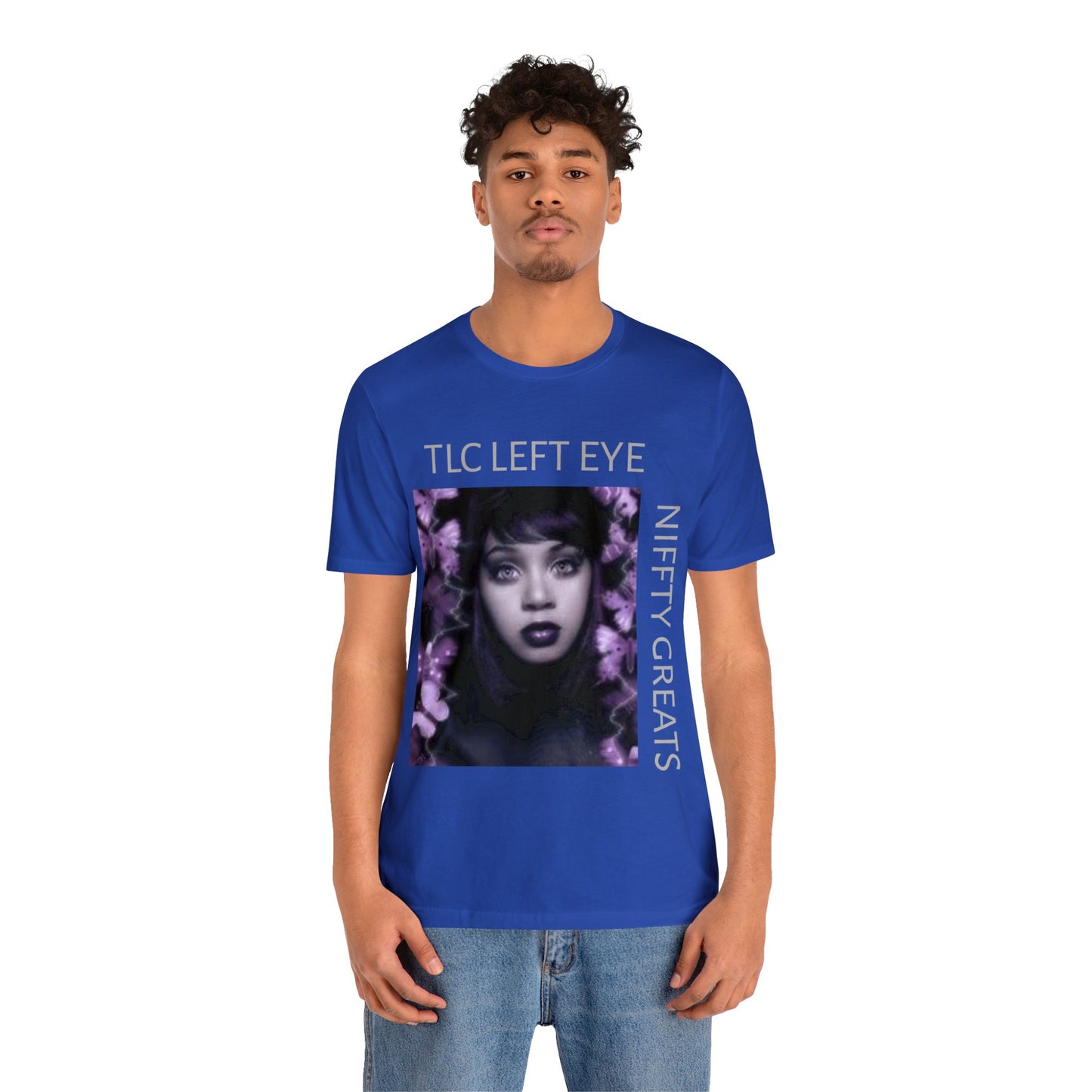 niffty left eye -Unisex Jersey Short Sleeve Tee