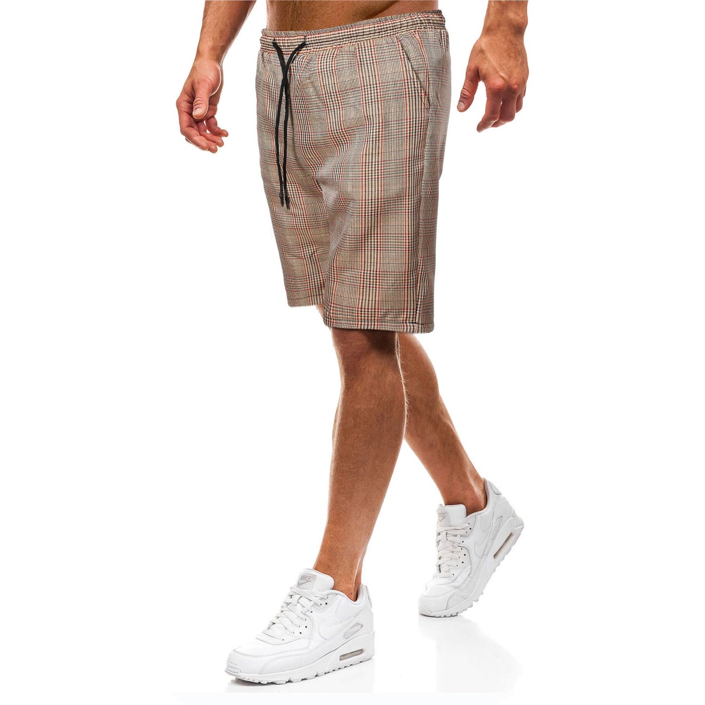 Summer men's new shorts casual shorts check