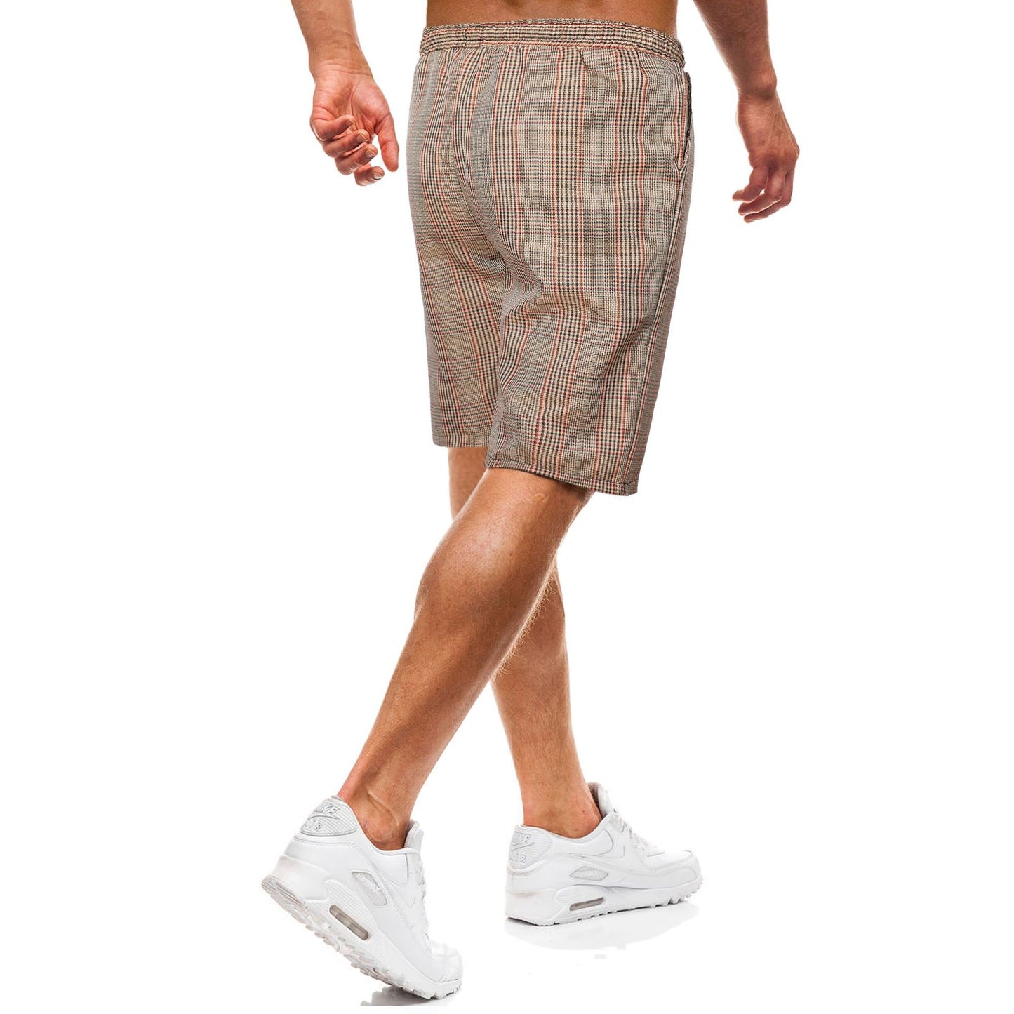 Summer men's new shorts casual shorts check