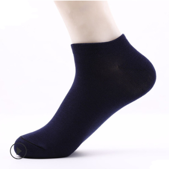 Spring and summer cotton socks men's sports deodorant boat socks cotton solid color short tube men's socks socks