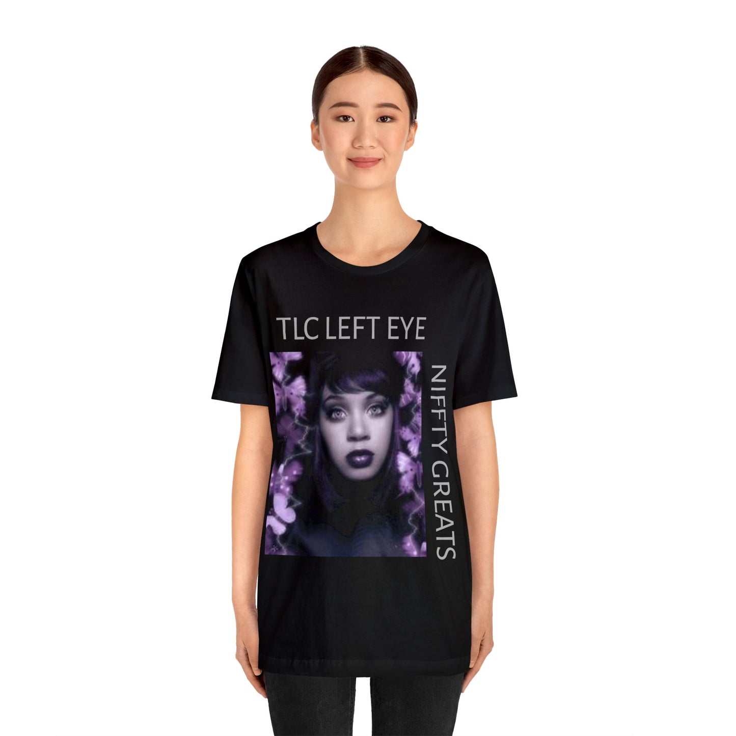 niffty left eye -Unisex Jersey Short Sleeve Tee