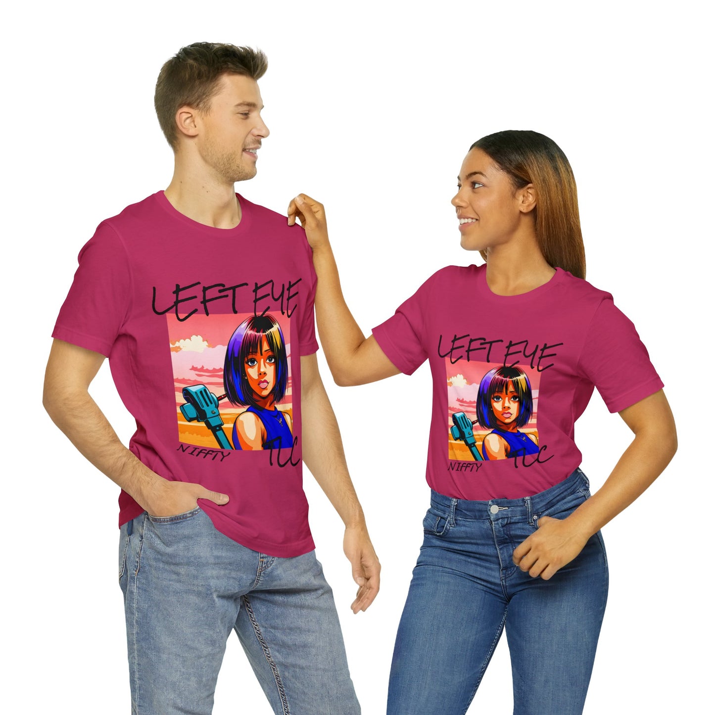 niffty left EYE Unisex Jersey Short Sleeve Tee