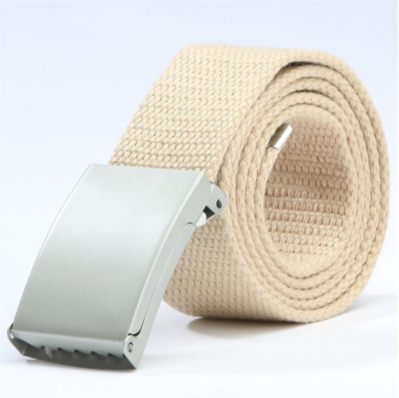 Candy color fashion new unisex pants with canvas belt men's belt