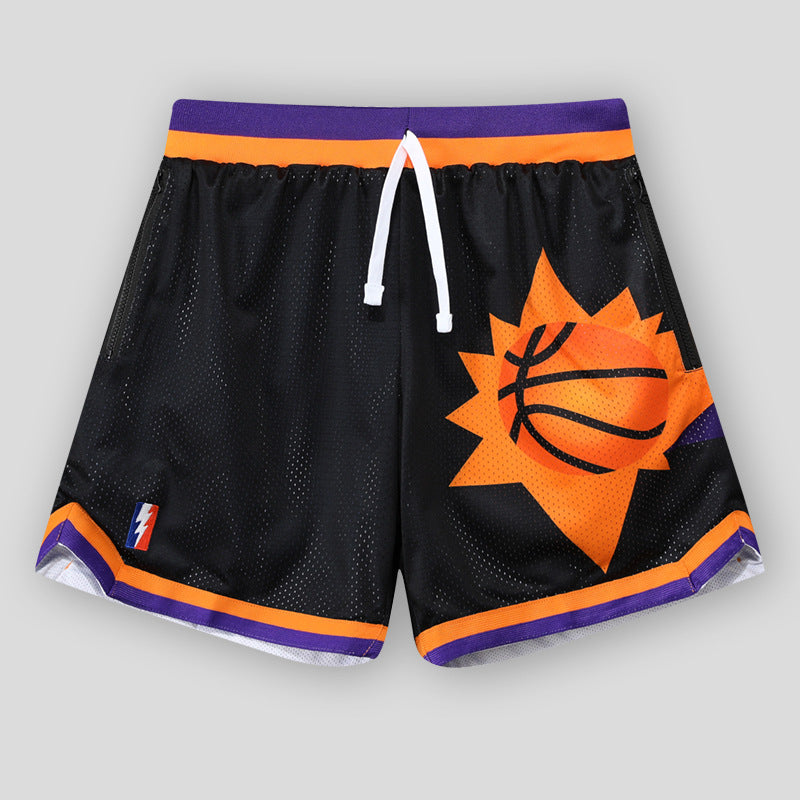 American Basketball Shorts Double Mesh