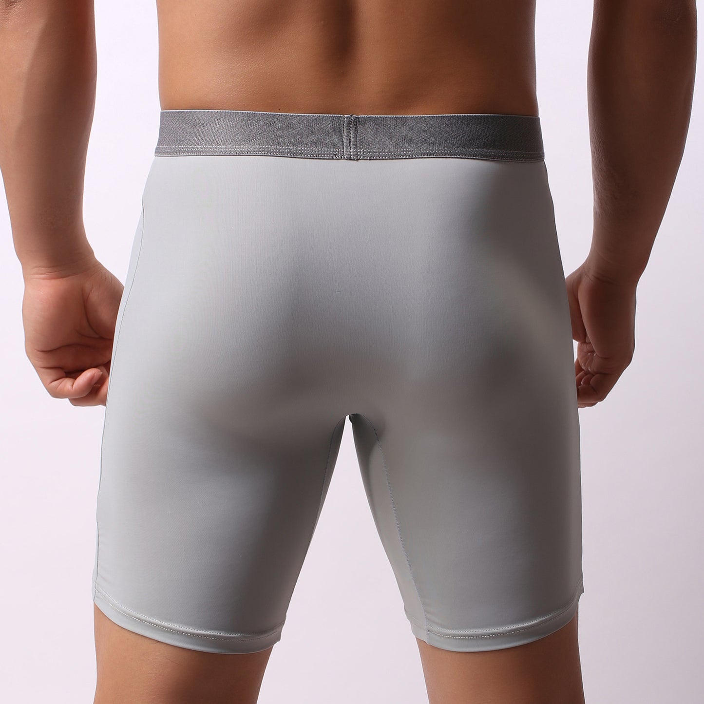 Men's Briefs With Long Flat Corner Ice Silk