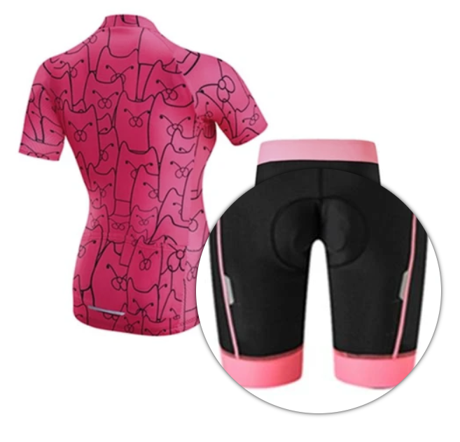 Cycling Kit - CatPink