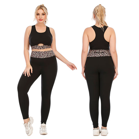 European And American Fitness Suits Plus Size Yoga Wear Tights Pants