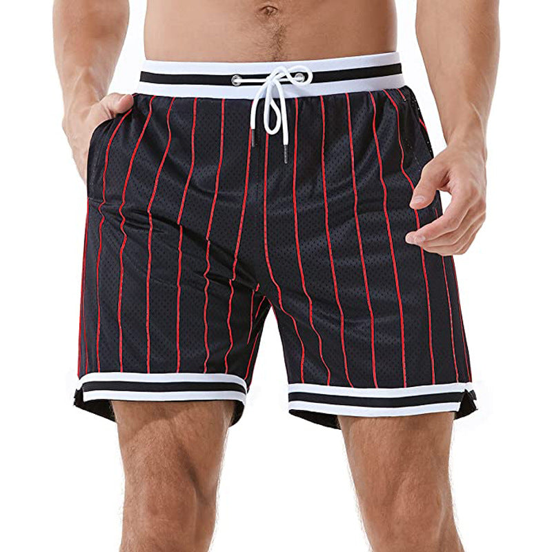 Men's Ice Silk Pants Casual Basketball Shorts