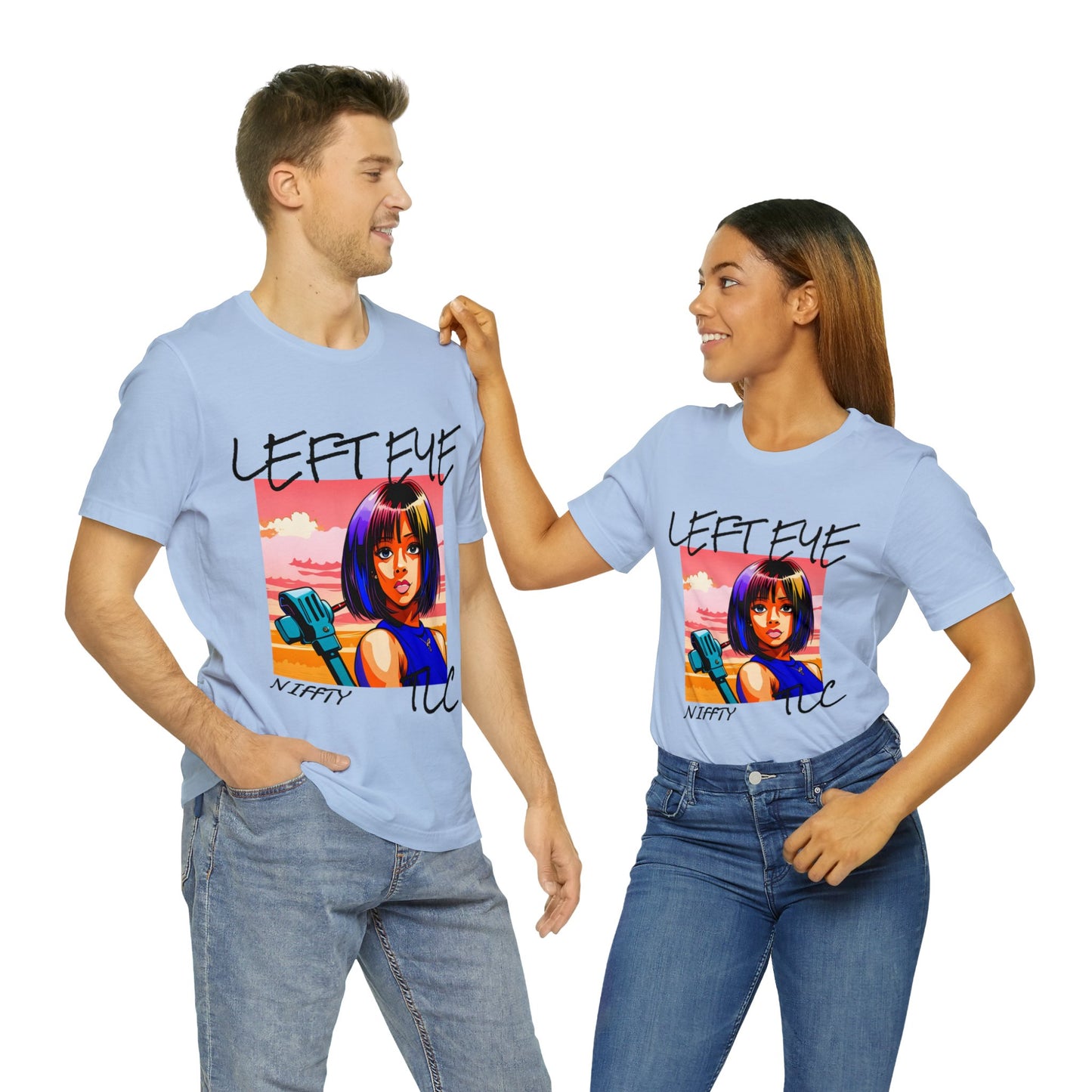 niffty left EYE Unisex Jersey Short Sleeve Tee