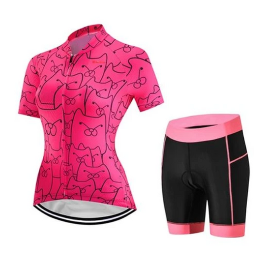 Cycling Kit - CatPink