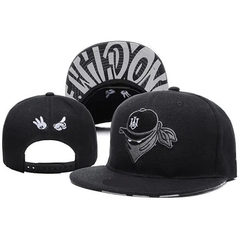 Brand Embroidery Retro Baseball Caps for Men Women Bone Snapbacks Black Sports Hats Street Art Hip Hop Cap Hat