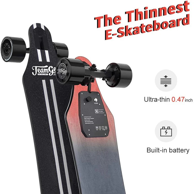 TeamGee H5 Electric Skateboard Adults Skateboard Trucks Electirc Motor Skateborads 22PM/H Longboard Skate Board E Skateboard