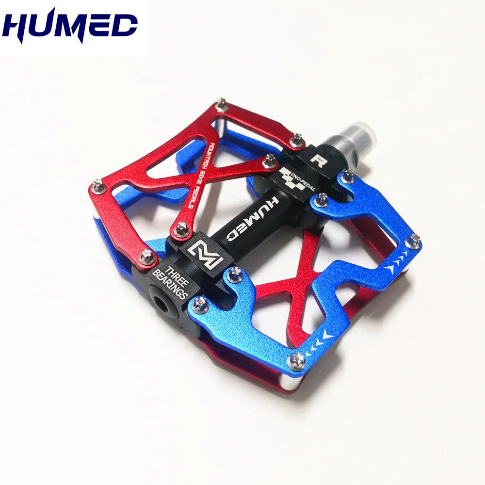 2023  New Non-Slip Mountain Bike Pedals,Ultra Strong  Aluminum alloy 9/16" 3 Sealed Bearings for Road BMX MTB Fixie Bike