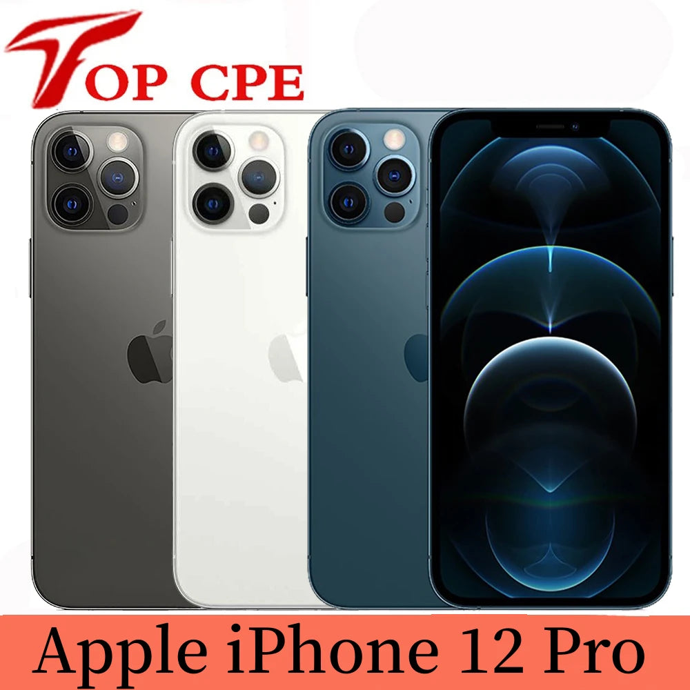 Apple iPhone 12 Pro 6G RAM 128GB 256GB ROM Mobile Phone 6.1" OLED Face ID NFC IOS Unlocked 5G Original iPhone 12pro Smartphone