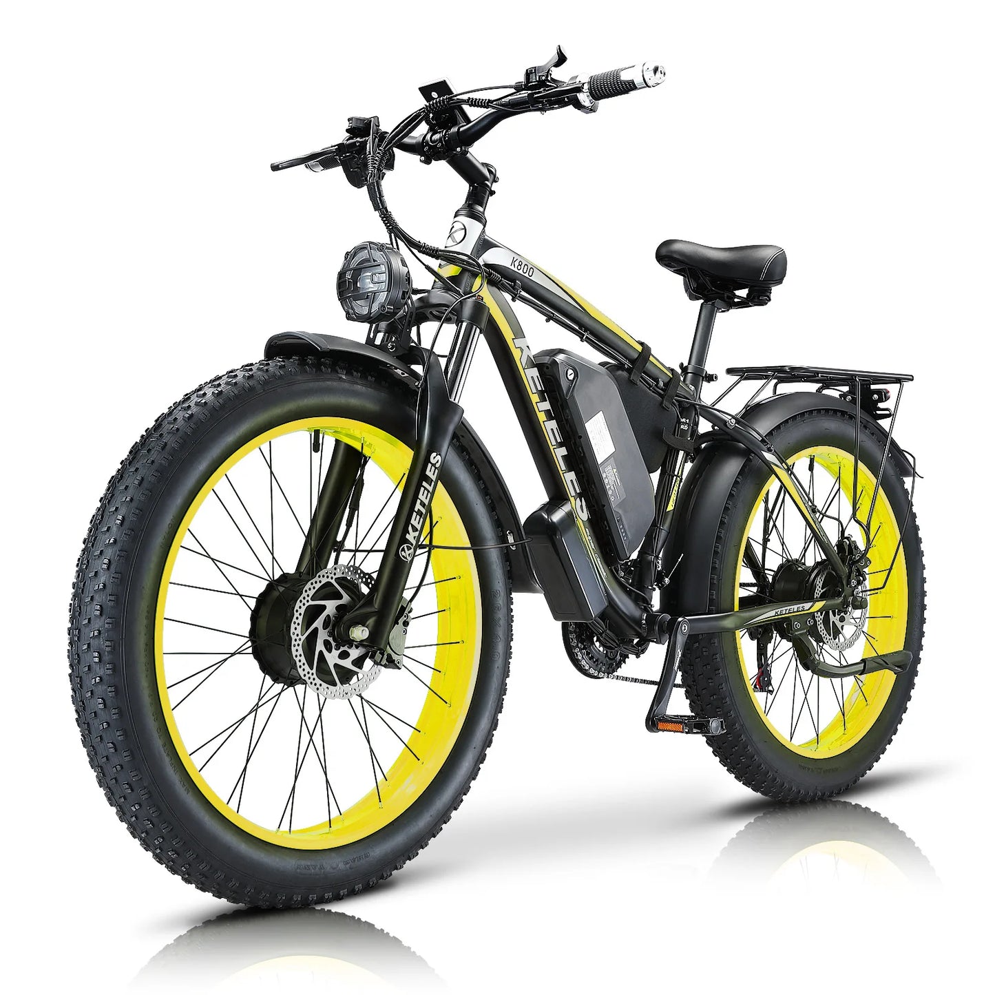 2024 K800 Motor E-Bike 48V 23AH Lithium Battery Electric Bicycle Fat Tire Electric Bike for Man Woman Fat Ebike