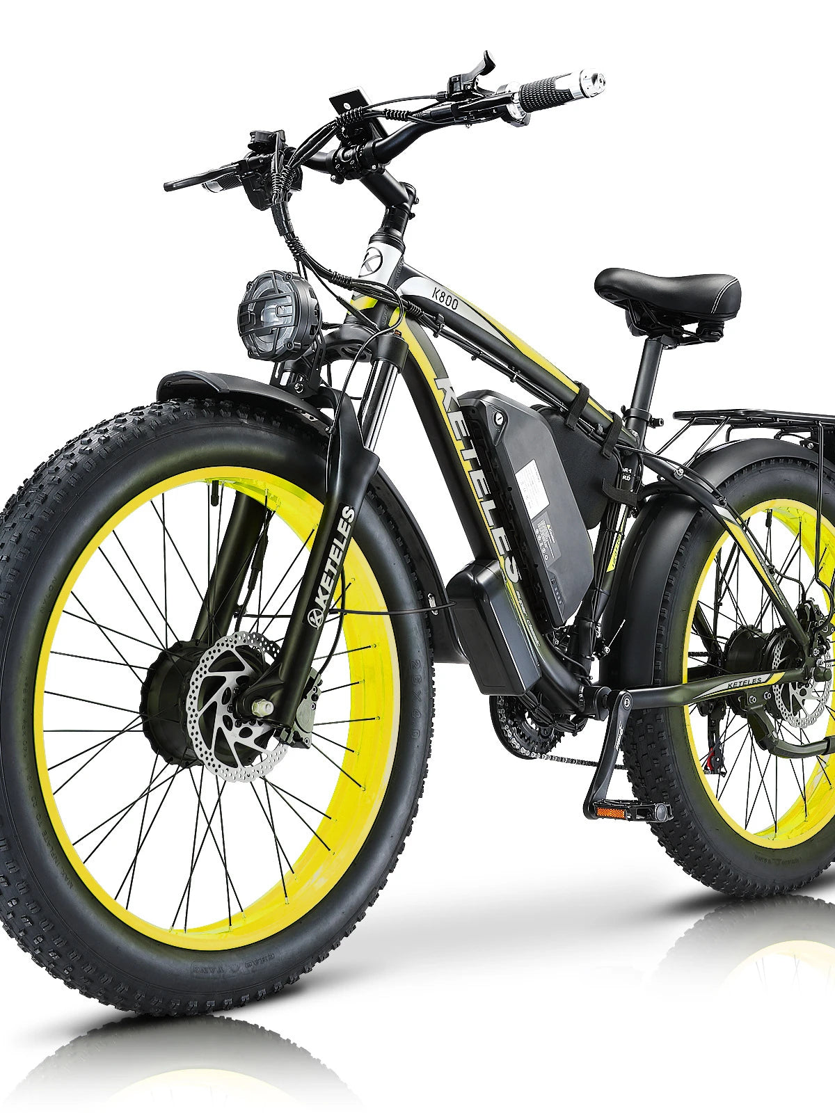 2024 K800 Motor E-Bike 48V 23AH Lithium Battery Electric Bicycle Fat Tire Electric Bike for Man Woman Fat Ebike