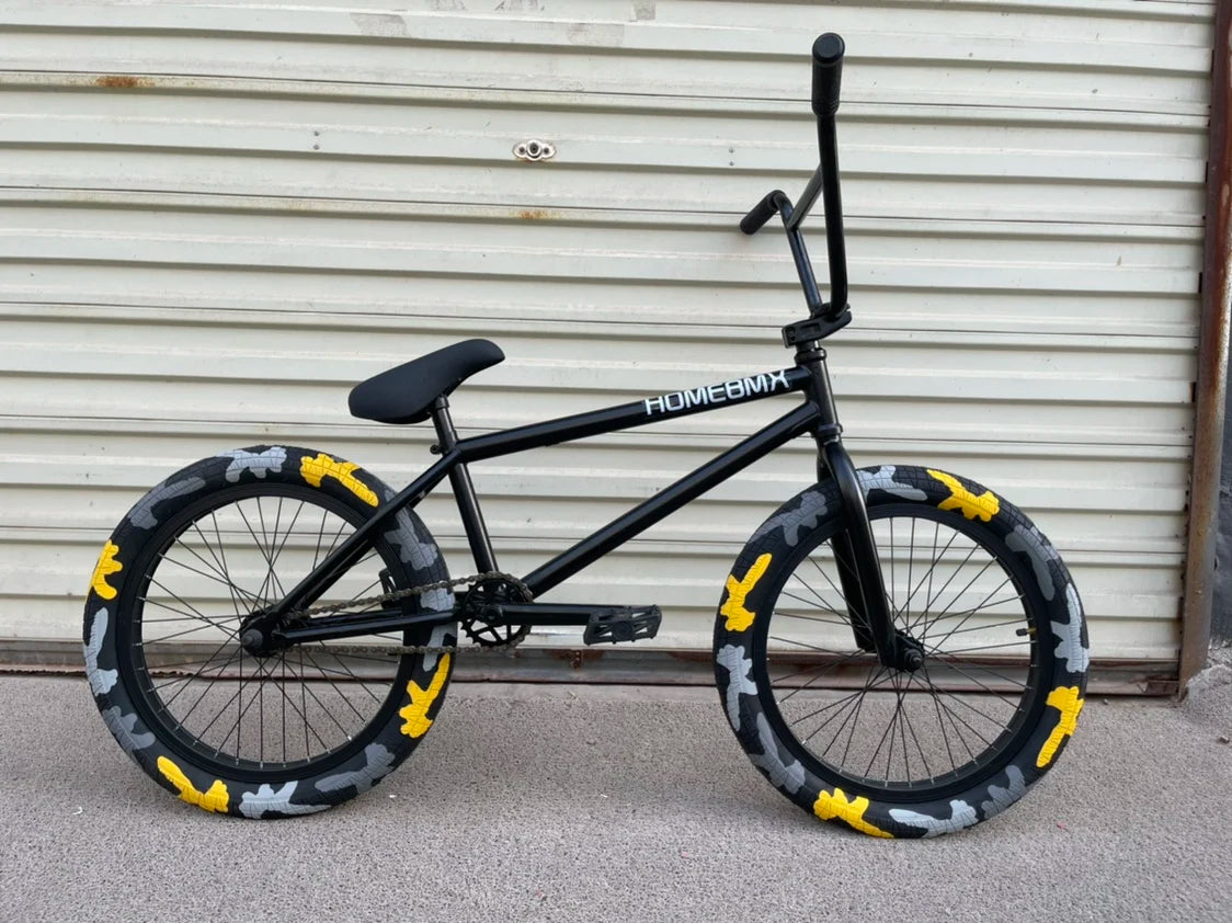 9.3 INCH Big Handlebar HOME BMX Crmo Steel Frame 20 Inch Professional Bmx Action Performance Bicycle Excluding Brakes