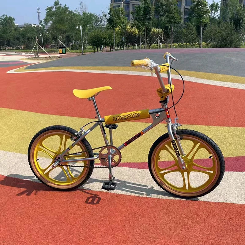 20 Inch BMX Acrobatic Bike V Brake High Carbon Steel Frame Integrated Wheel Performance Boys Girls Mountain Children's Bike