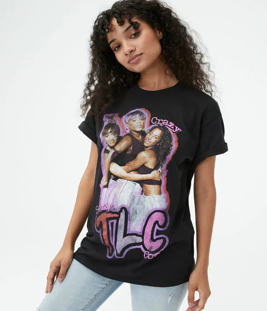 TLC CrazySexyCool Boyfriend Graphic Tee Shirt (Full Range of Sizes: Small to 3XL)