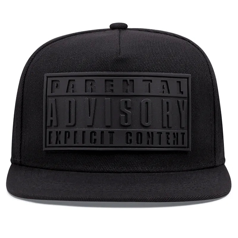 Fashion ADVISORY Cap Men Women Adjustable Hip Hop Baseball Cap For Unisex Adult Outdoor Casual Sun Hat Cotton Snapback Hats