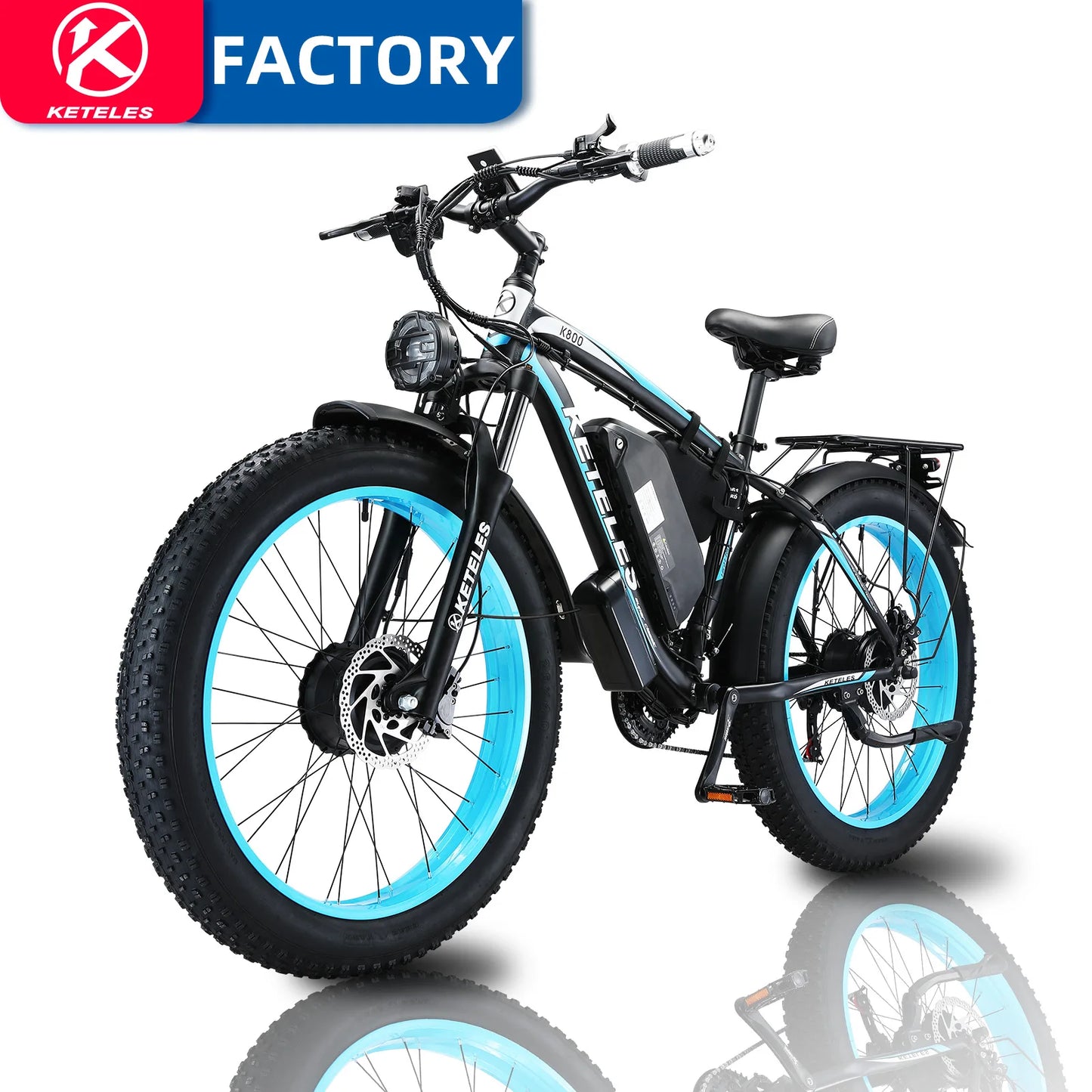 2024 New Model 1500W Motor 48V20AH Battery  26 Inch Fat Tires, Hydraulic Brakes   Mountain Off-Road Snow Electric Bicycle