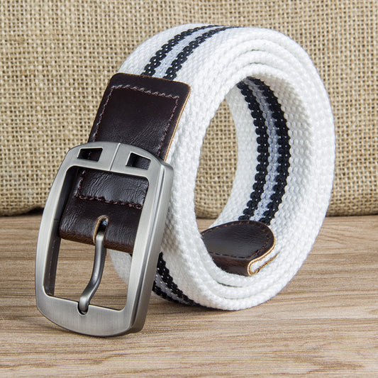 Pin Buckle Canvas Belt Casual