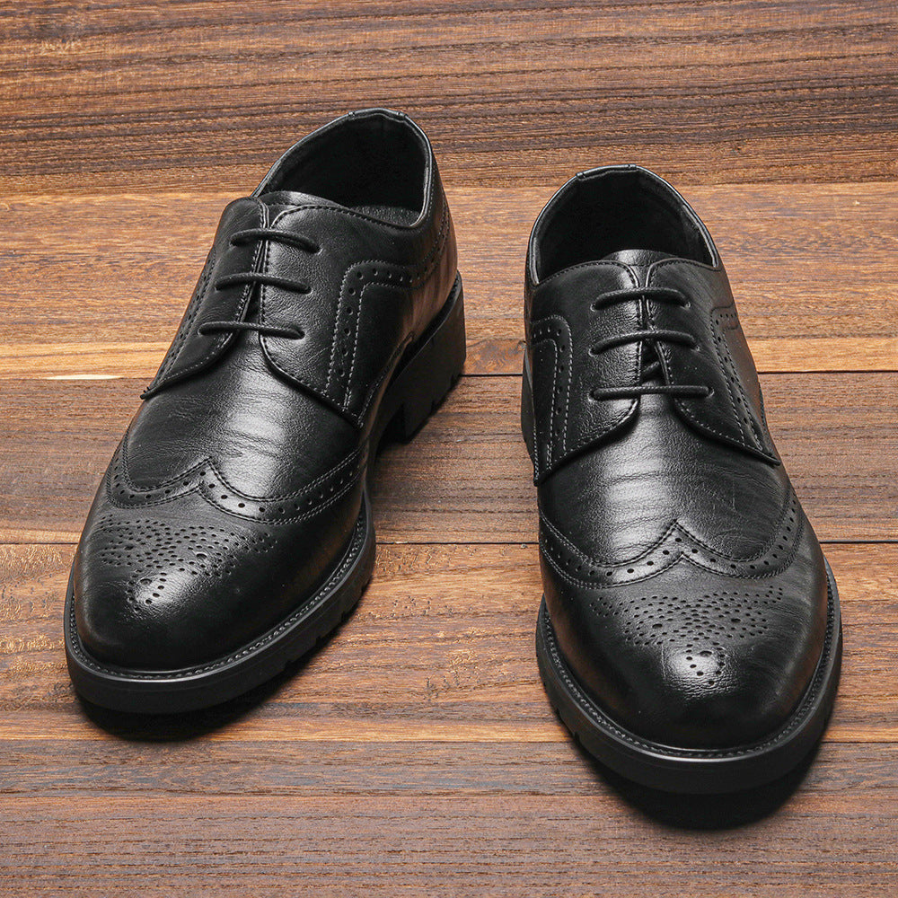 Large Size Business Shoes Soft Leather Shoes Dress Shoes