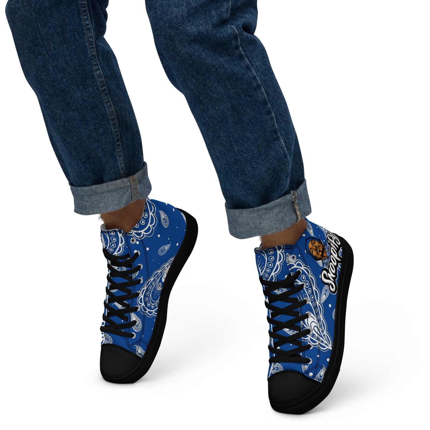 snoopyi - by niffty Men’s high top canvas shoes