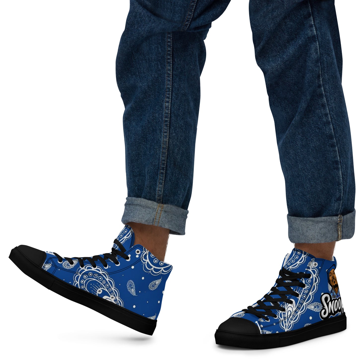 snoopyi - by niffty Men’s high top canvas shoes