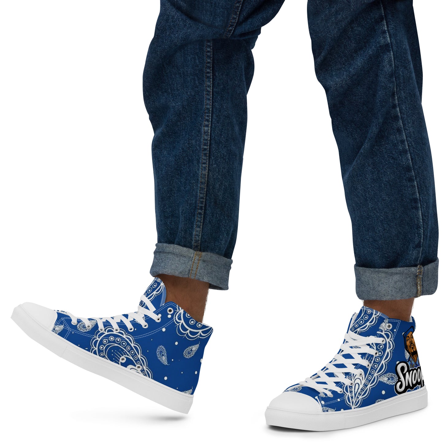 snoopyi - by niffty Men’s high top canvas shoes