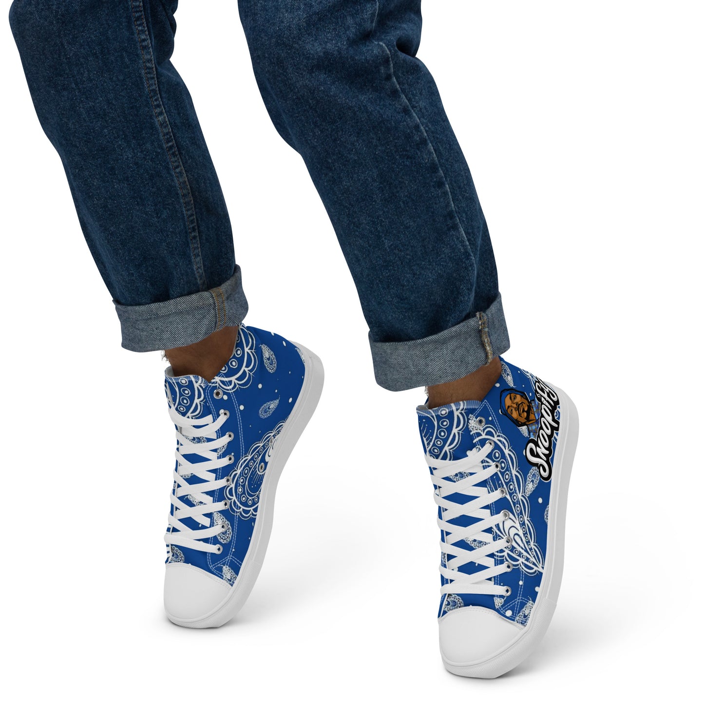 snoopyi - by niffty Men’s high top canvas shoes