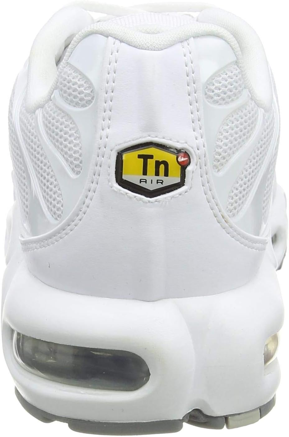 Nike Air Max Plus Lifestyle Fashion Sneakers White/White-Black-Cool Grey New 604133-139 - 8.5