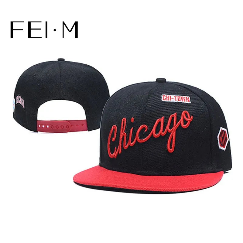 FEI M Fashion Charlotte Adjustable Snapback Cap Basketball Baseball Cap Outdoor Adult Casual Sports Sun Hat dropshipping Bone