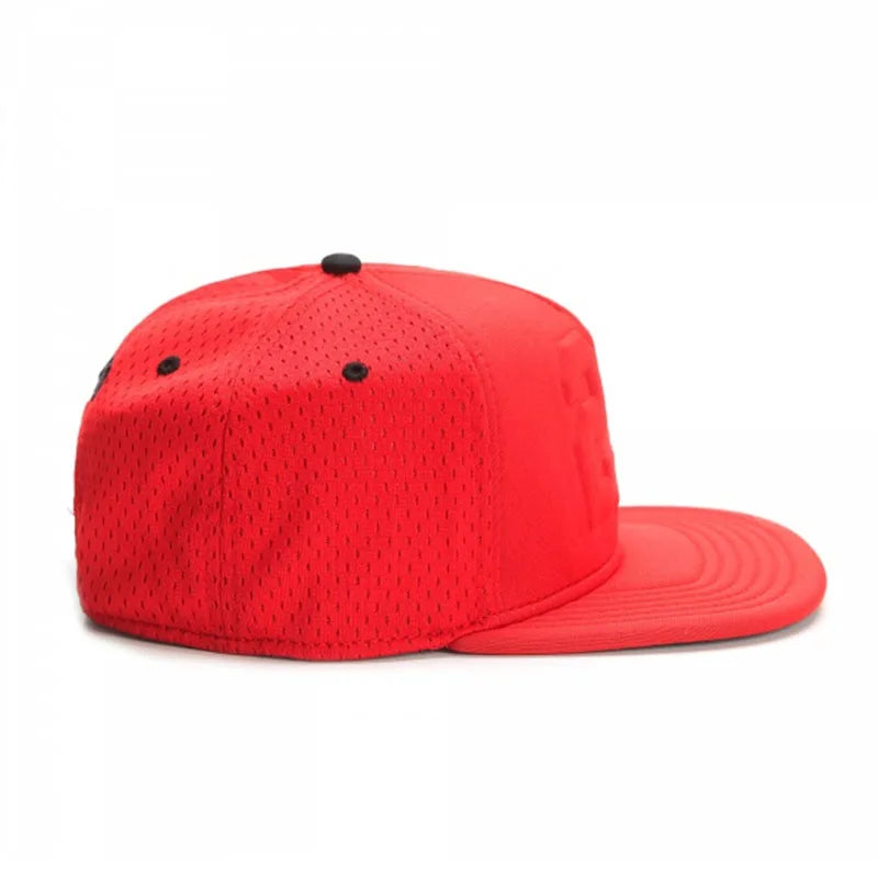 FEI M Fashion 23 LEGEND Snapback Cap - Red, Breathable, Outdoor Running, Casual Sun Hat for Adults, Travel, Hip Hop Style