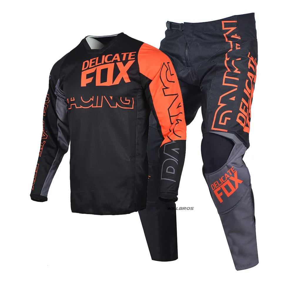 Delicate Fox 180 360 Jersey Pants Gear Set MX Combo Motocross Bmx Dirt Bike Outfit ATV UTV Cycling Suit Enduro Kits For Men