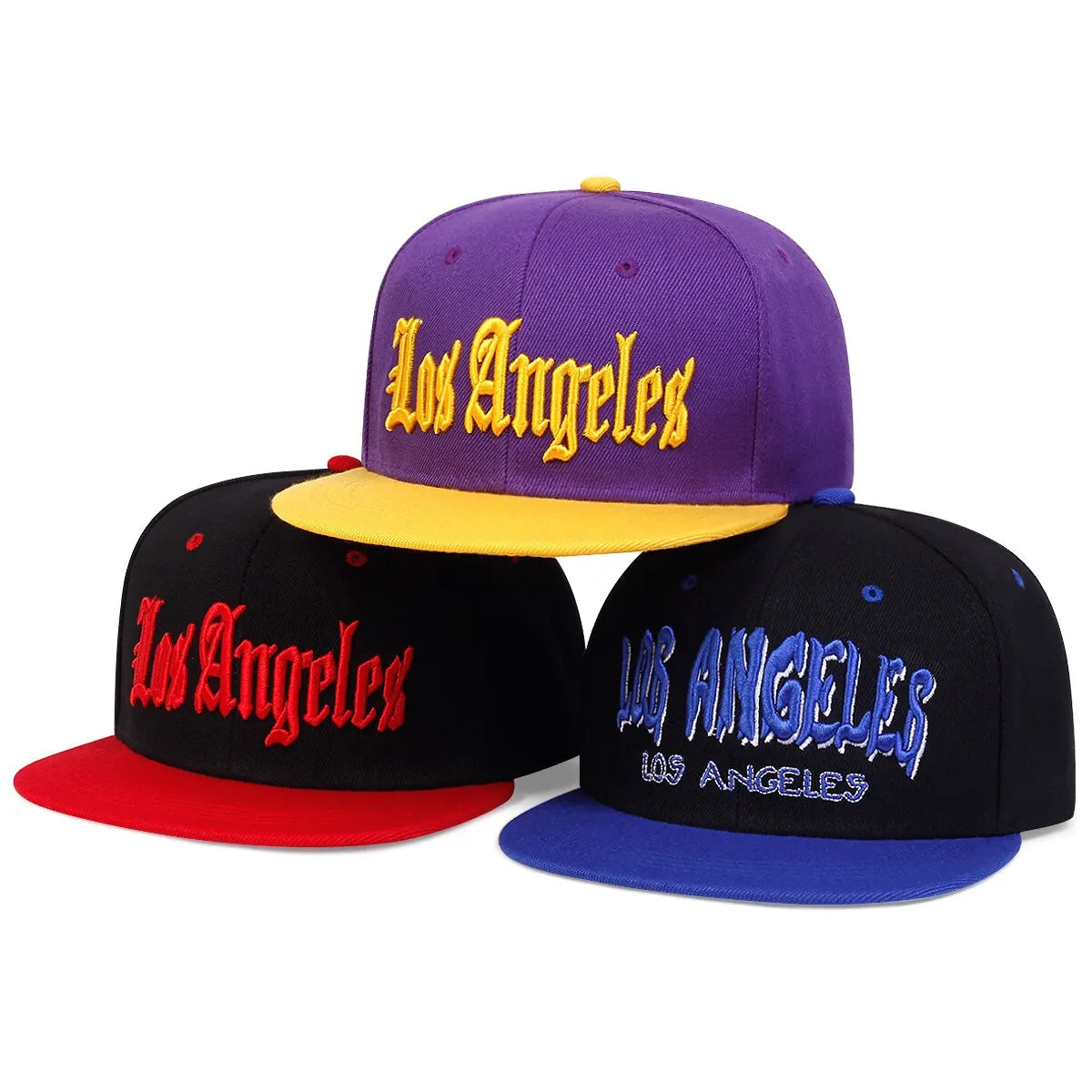 Unisex Los Angeles Embroidery Hip-hop Hats Outdoor Adjustable Casual Baseball Caps Sunscreen Hat