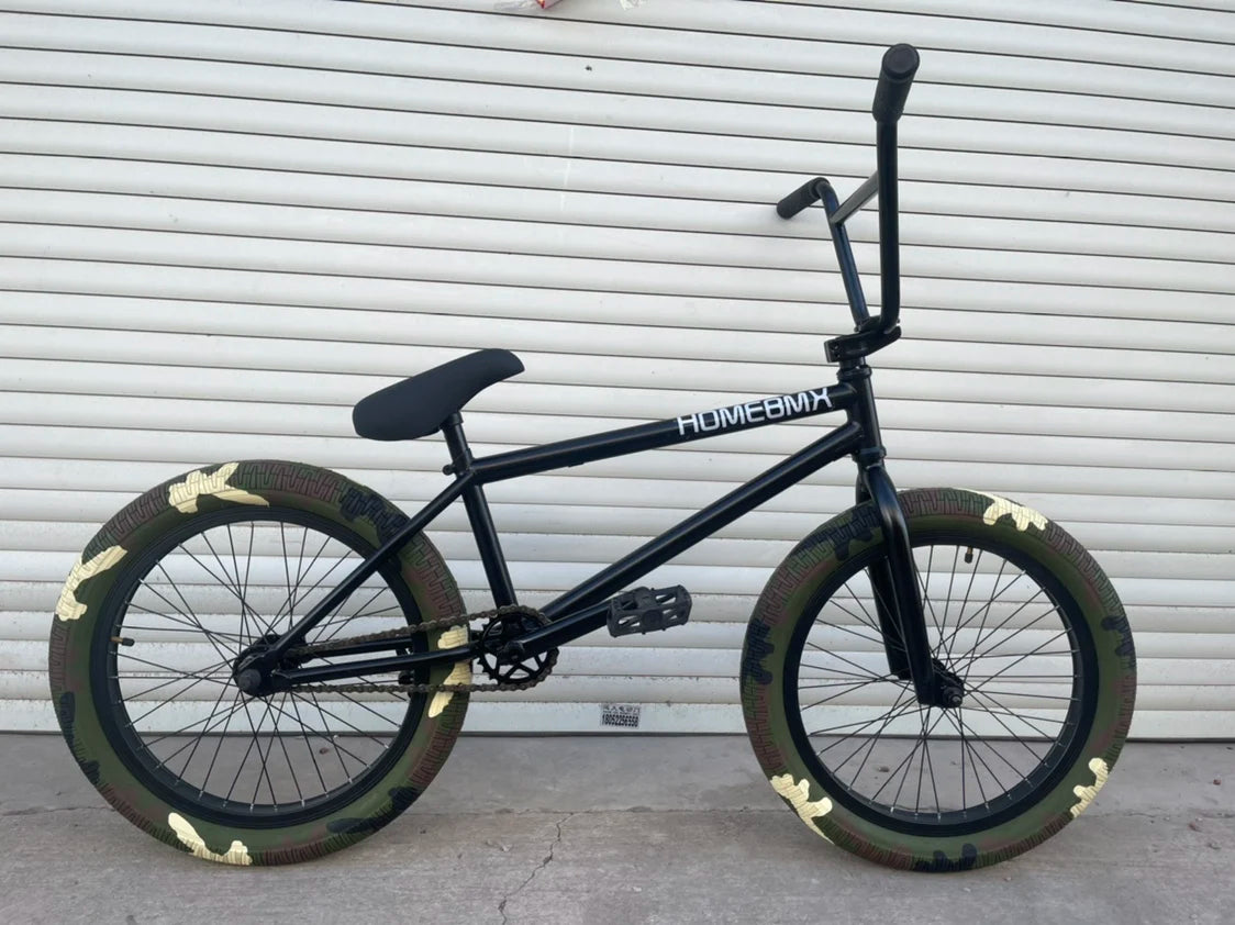 9.3 INCH Big Handlebar HOME BMX Crmo Steel Frame 20 Inch Professional Bmx Action Performance Bicycle Excluding Brakes