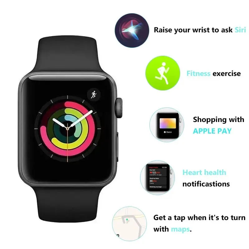 Original Apple Watch Series 3 Smartwatch 42MM GPS with Sport Band