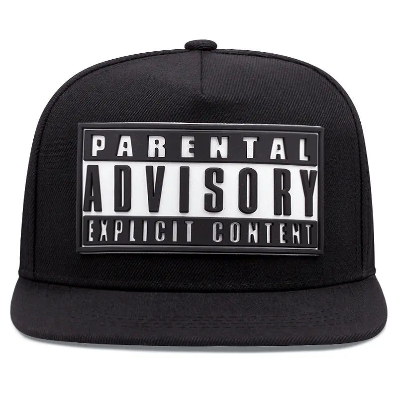 Fashion ADVISORY Cap Men Women Adjustable Hip Hop Baseball Cap For Unisex Adult Outdoor Casual Sun Hat Cotton Snapback Hats