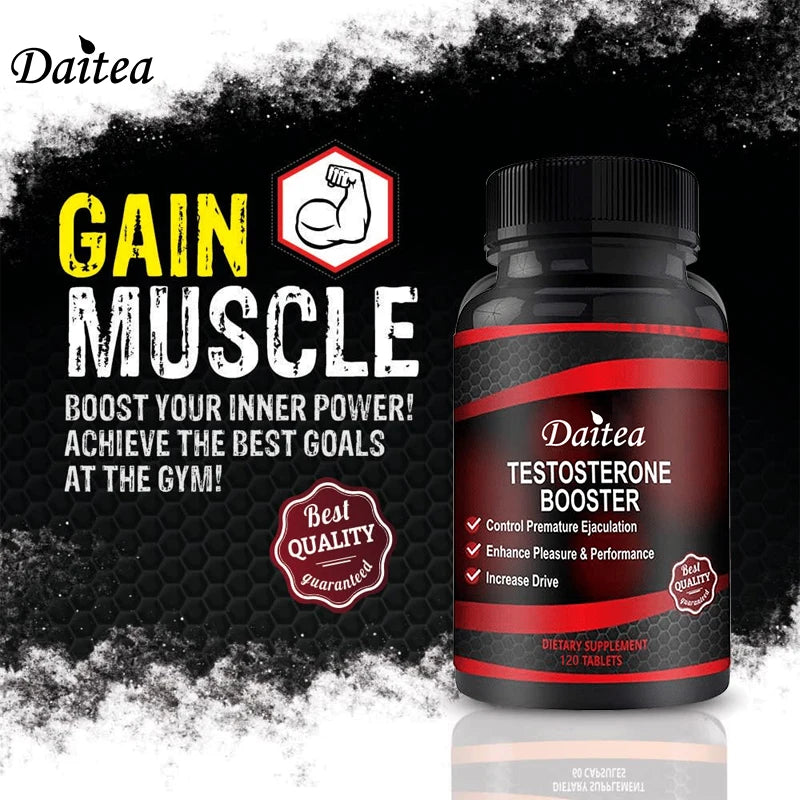 Male Muscle Boosters - Help Improve Performance, Muscles, Endurance, and Energy Support, and Improve Physical Fitness