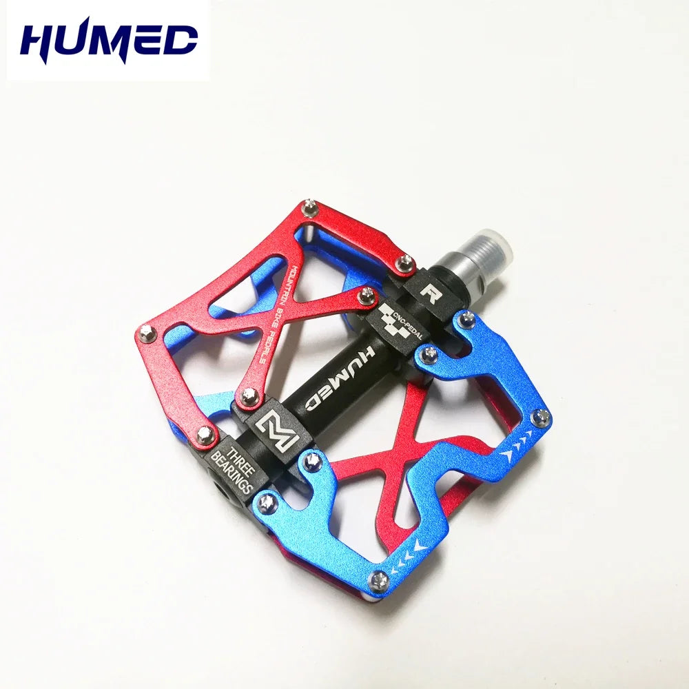 2023  New Non-Slip Mountain Bike Pedals,Ultra Strong  Aluminum alloy 9/16" 3 Sealed Bearings for Road BMX MTB Fixie Bike